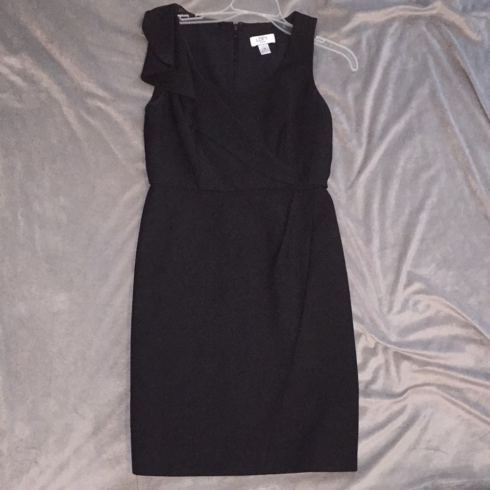 Black cocktail dress